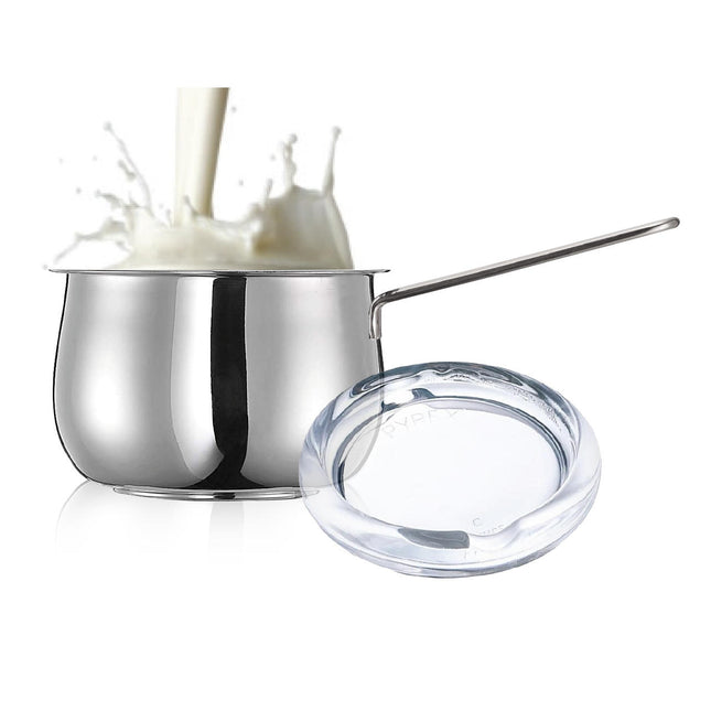 Nerezový hrnec na mléko Inoxriv Supermilky 12 cm se signalizací – proti přetečení a pěně - YUMMA