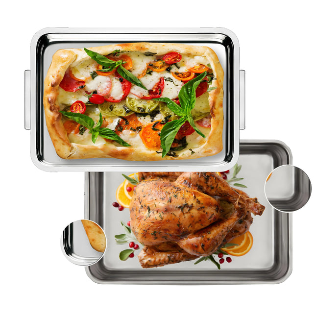 Pekáč Inoxriv Duplex 36x25 cm s víkem