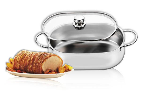 Sada 3dílného oválného hrnce Inoxriv Superchef - YUMMA