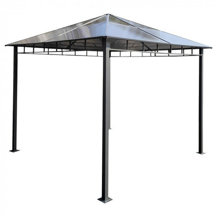 Zahradní altán Mirpol Dari 3 x 3 m s polykarbonátovou střechou - YUMMA