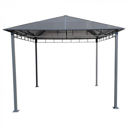 Zahradní altán Mirpol Dari 3 x 3 m s polykarbonátovou střechou - YUMMA