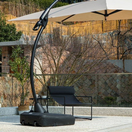 Zahradní slunečník Mirpol Solano s baldachýnem 3x4m béžový - YUMMA