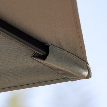 Zahradní slunečník Mirpol Solano s baldachýnem 3x4m béžový - YUMMA