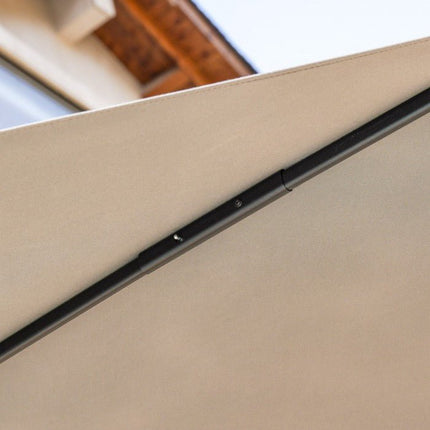 Zahradní slunečník Mirpol Solano s baldachýnem 3x4m béžový - YUMMA