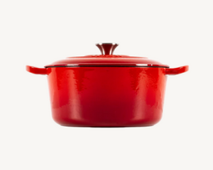 Litinový hrnec Cocotte pro pomalé vaření, pečení i dušení.