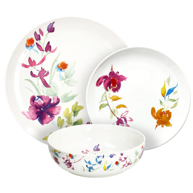 18dílná porcelánová jídelní sada Tognana Edge Iris - YUMMA