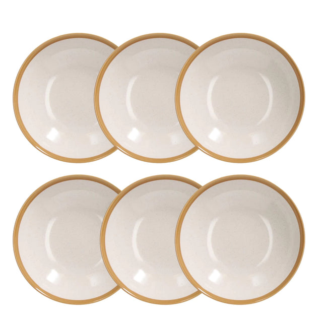 Keramické polévkové talíře Ø 21 cm Tognana Louise 6 ks