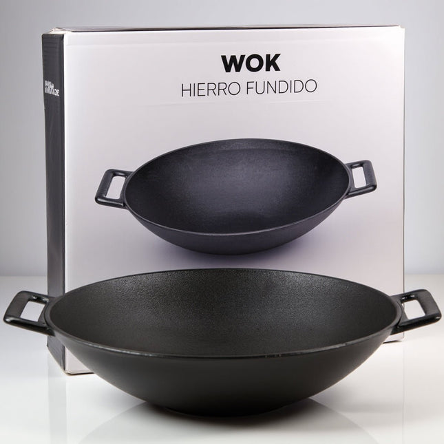 Litinová pánev LattHome Wok 31 cm - YUMMA