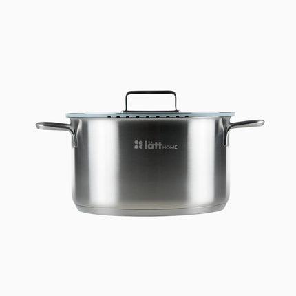 Nerezový hrnec 6 l s poklicí LattHome Vita ø 24 cm – Full Induction