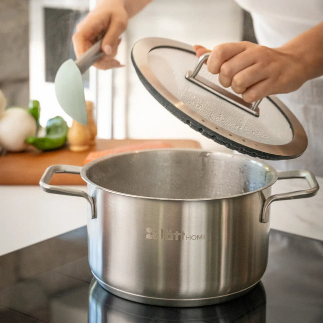 Nerezový hrnec 6 l s poklicí LattHome Vita ø 24 cm – Full Induction