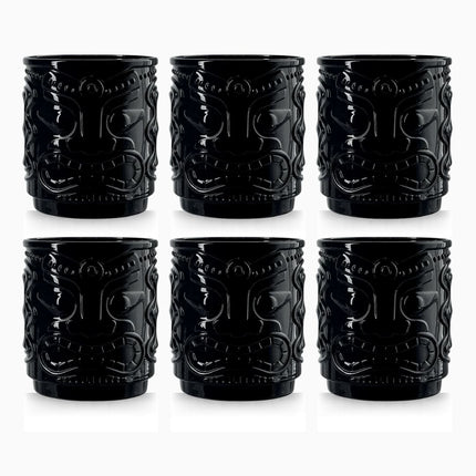 Sada sklenic Tognana Maui Tiki 330 ml 6 ks - černá barva - YUMMA