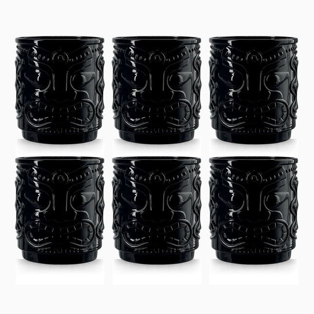 Sada sklenic Tognana Maui Tiki 330 ml 6 ks - černá barva - YUMMA