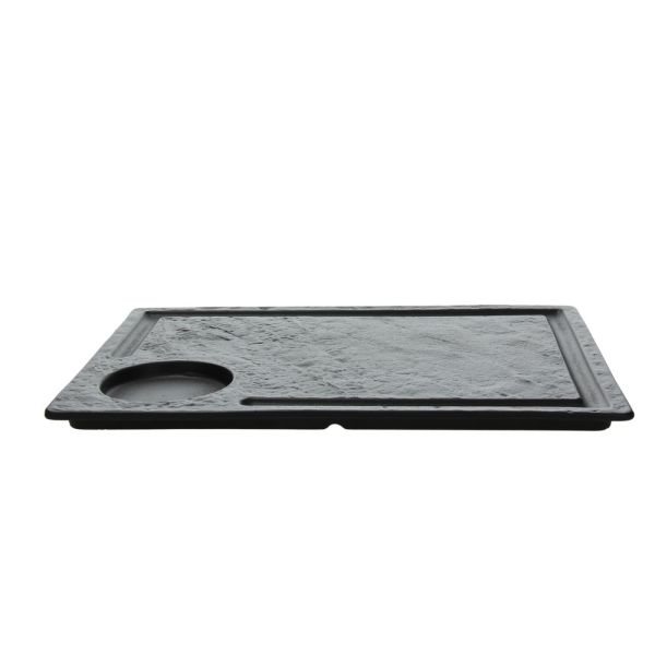 Steakový talíř Tognana Vulcania Black 33 x24 cm - YUMMA