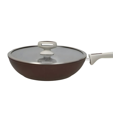 Pánev Wok na indukci Tognana Stone s poklicí ø 28 cm - 3,5 l