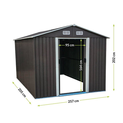 Zahradní domek Mirpol na nářadí 257 x 205 x 202 cm - yumma