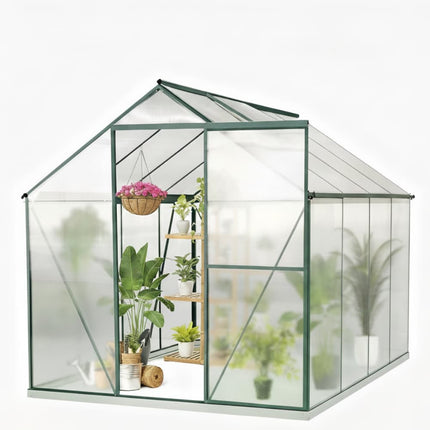 Zahradní skleník Mirpol z polykarbonátu 248 × 187 × 210 cm PRÉMIUM