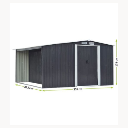 dum-na-naradi-mirpol-s-uloznym-prostorem-na-drevo-335-x-312-x-178-cm - yumma