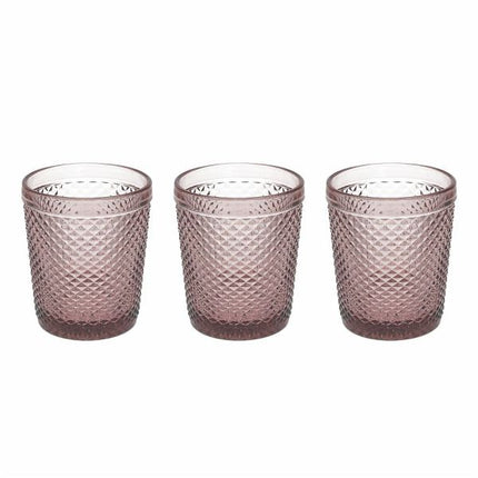 Sklenice Tognana Diamante Ciclamino 300 ml sada 3 ks - YUMMA