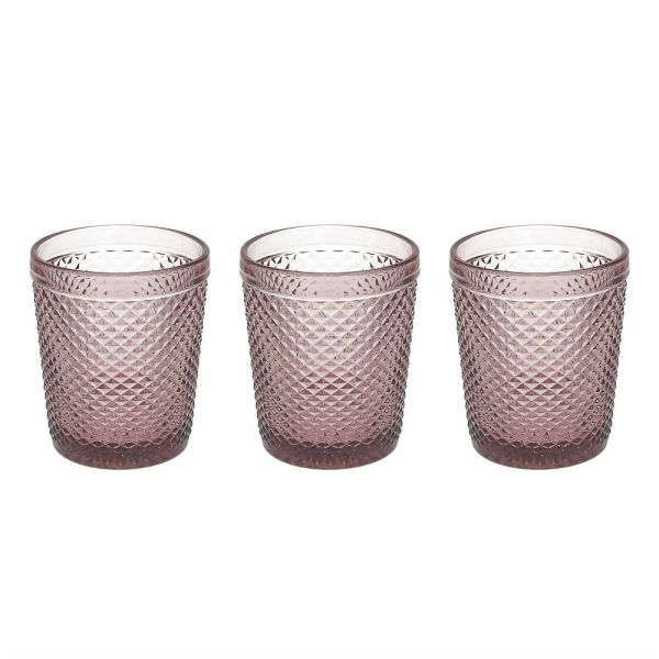 Sklenice Tognana Diamante Ciclamino 300 ml sada 3 ks - YUMMA
