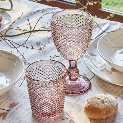 Sklenice Tognana Diamante Ciclamino 300 ml sada 3 ks - YUMMA