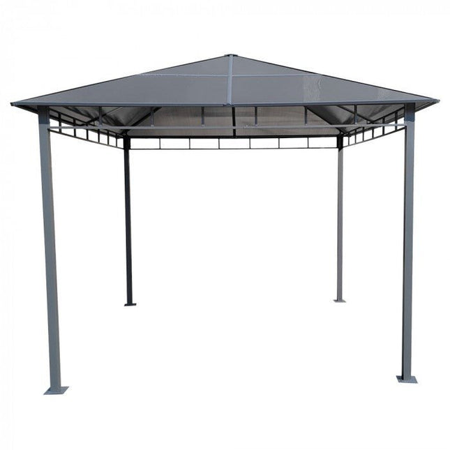 Zahradní altán Mirpol Dari 3 x 3 m s polykarbonátovou střechou - YUMMA